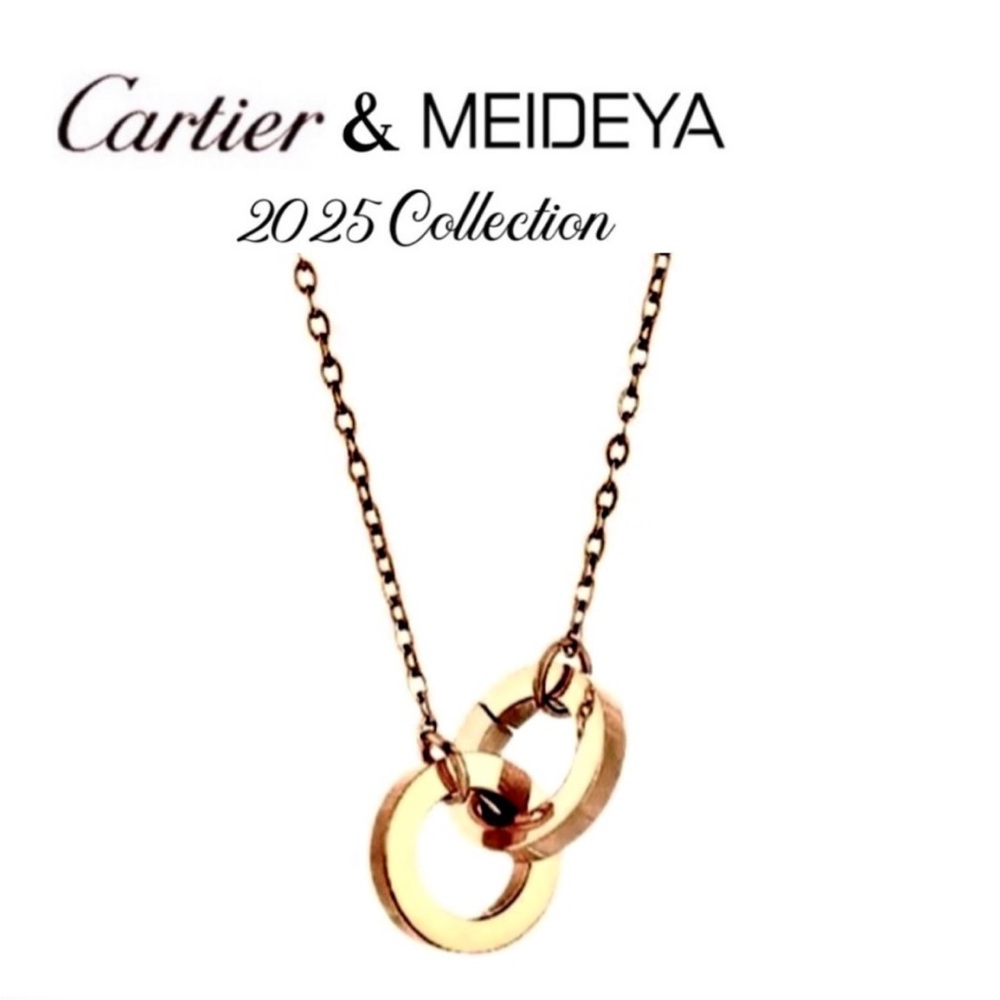 MEIDEYA UDO GOLD RINGS LINKED NECKLACE